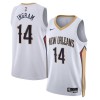 Maillot Homme New Orleans Pelicans Brandon Ingram 14 2022-23 Nike Association Edition Blanc Swingman